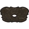 Ekena Millwork Flower Ceiling Medallion (Canopies up to 6 1/4"), 29"OD x 3 5/8"ID x 1 3/8"P, Stone Hearth Crackle CM29FWSHC - alternate 2